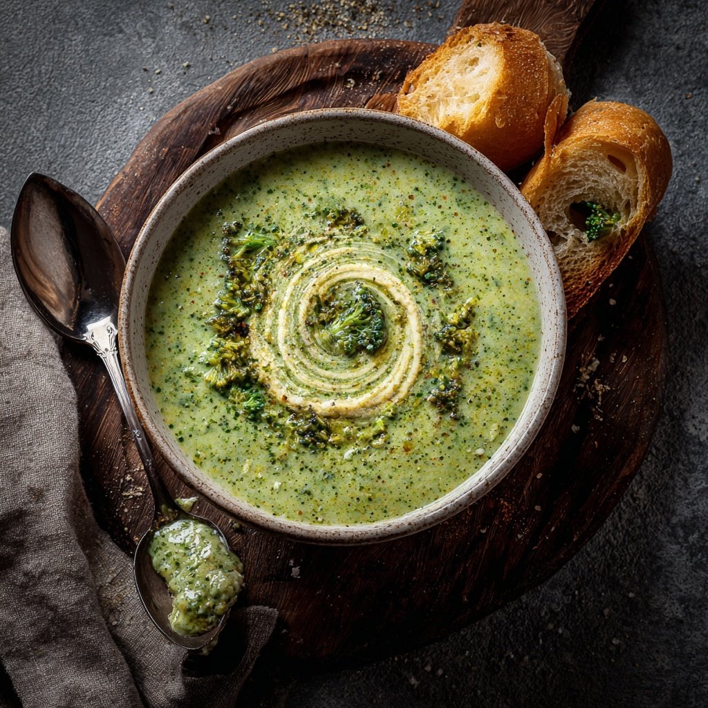 Brokkoli Suppe Mit Mandelmus