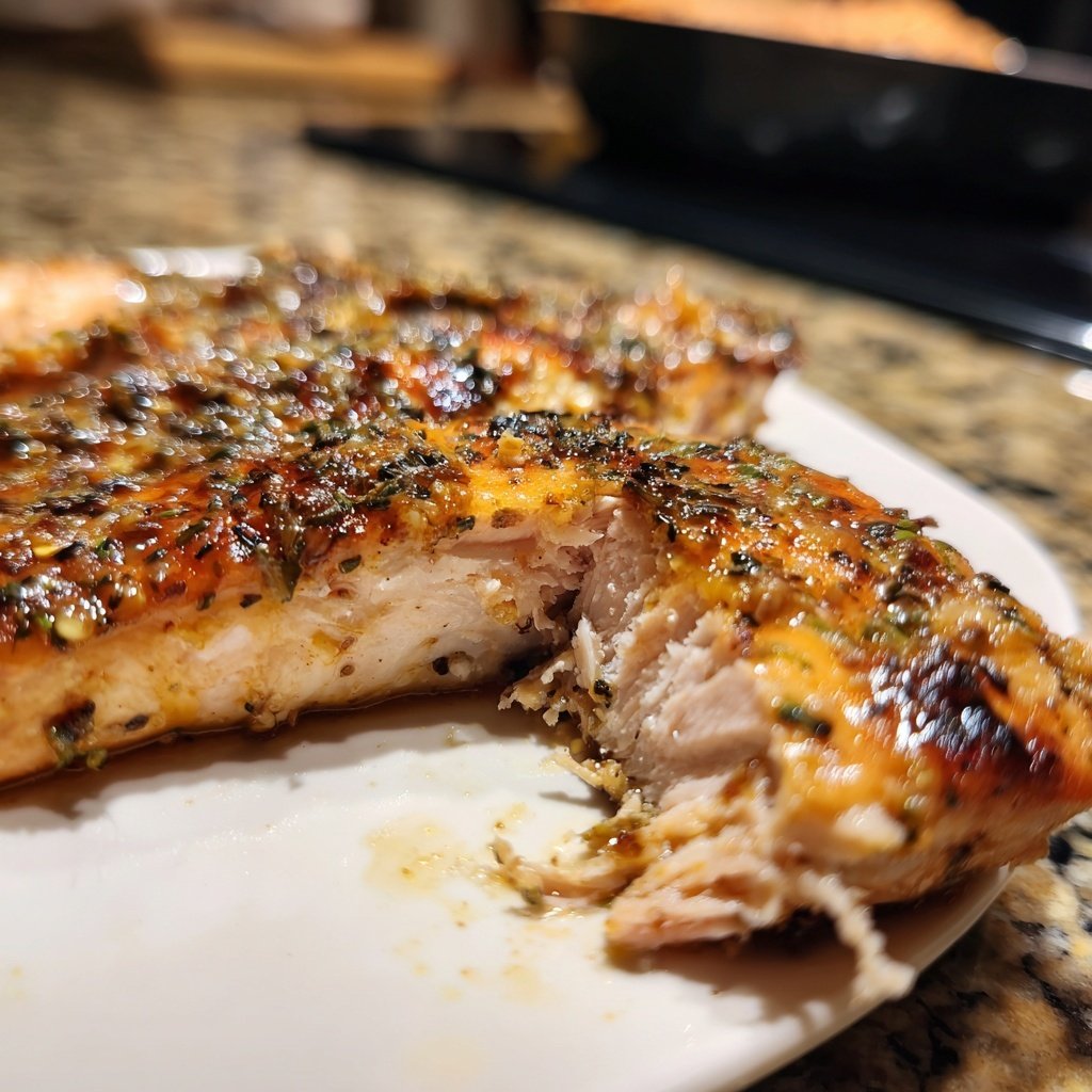 Lachsfilet mit Honig-Senf-Sauce