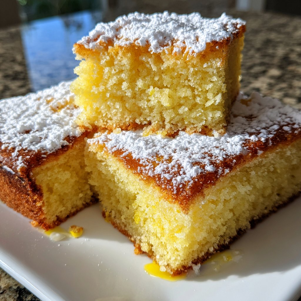 Zitronenkuchen ohne Haushaltszucker