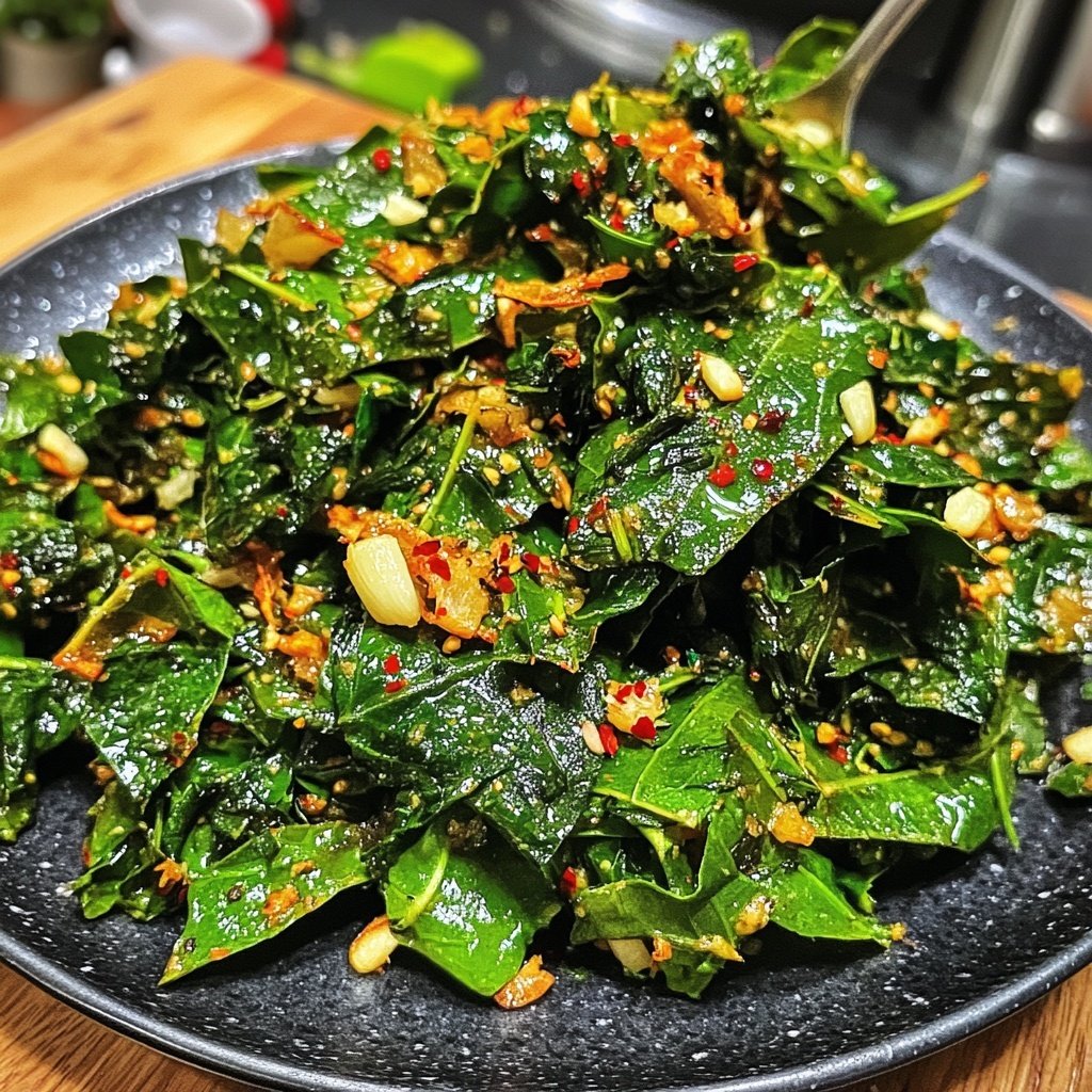 Gebratener Grünkohl