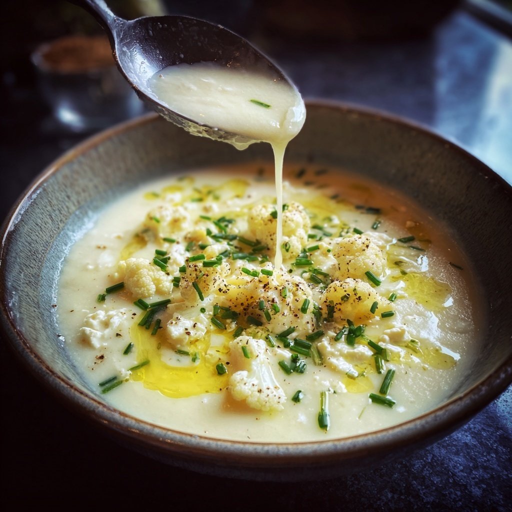 Blumenkohl Suppe Mit Frischkäse