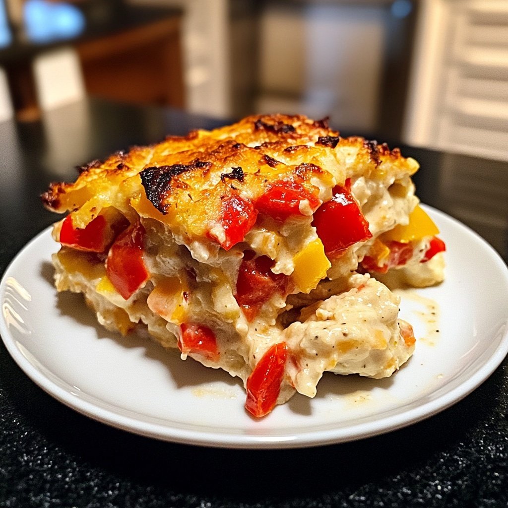 Gemüseauflauf mit Paprika