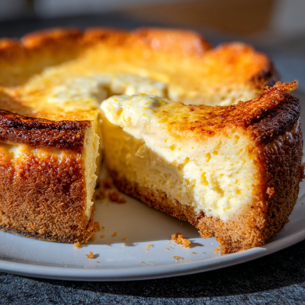 Käsekuchen mit Zitronen-Frischkäse-Creme