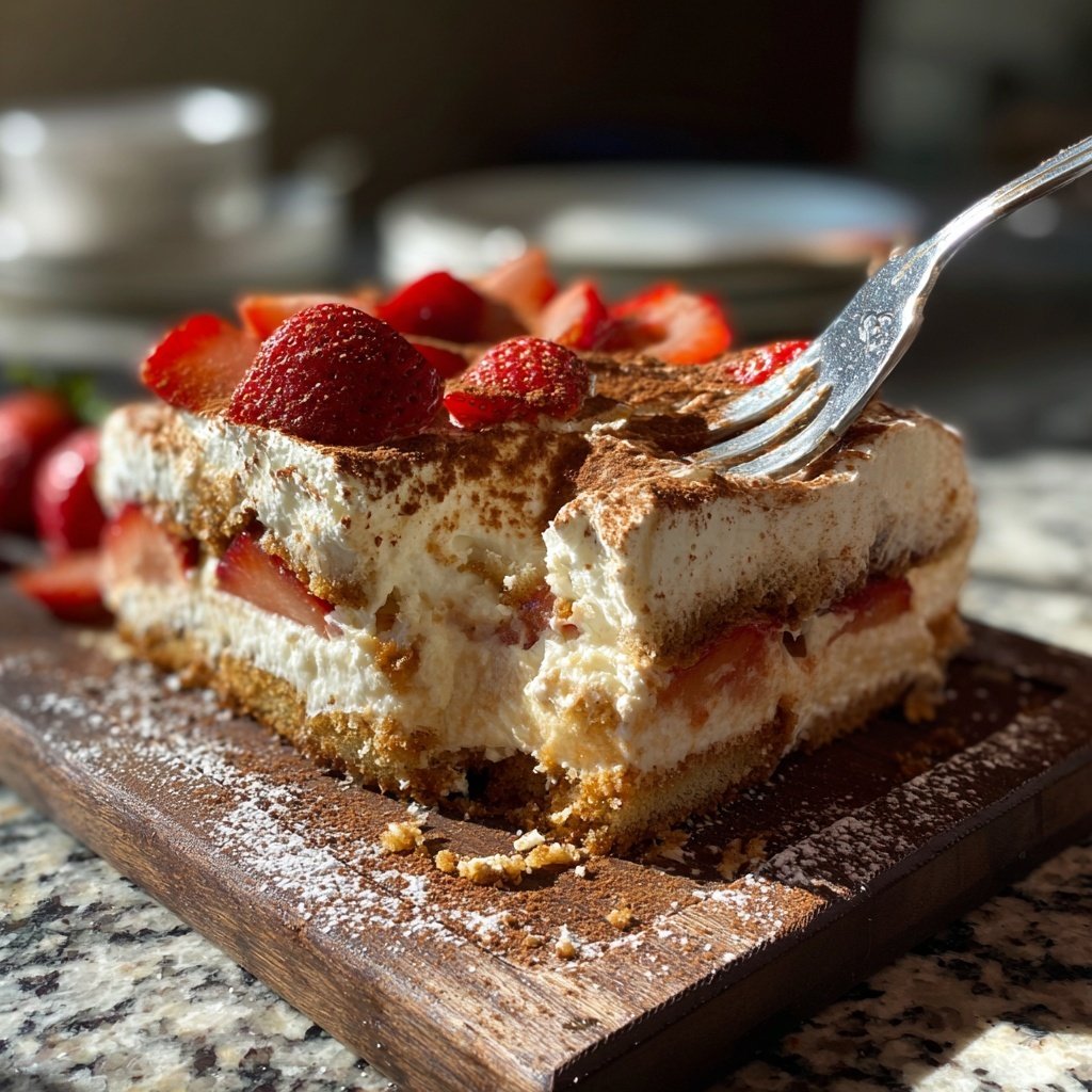 Erdbeer Tiramisu Mit Mascarpone