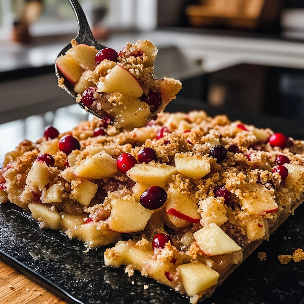 Traditionelle Cranberry-Apfel-Füllung