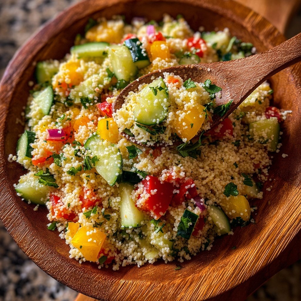 Couscous Salat Zum Grillen Mit Gurke