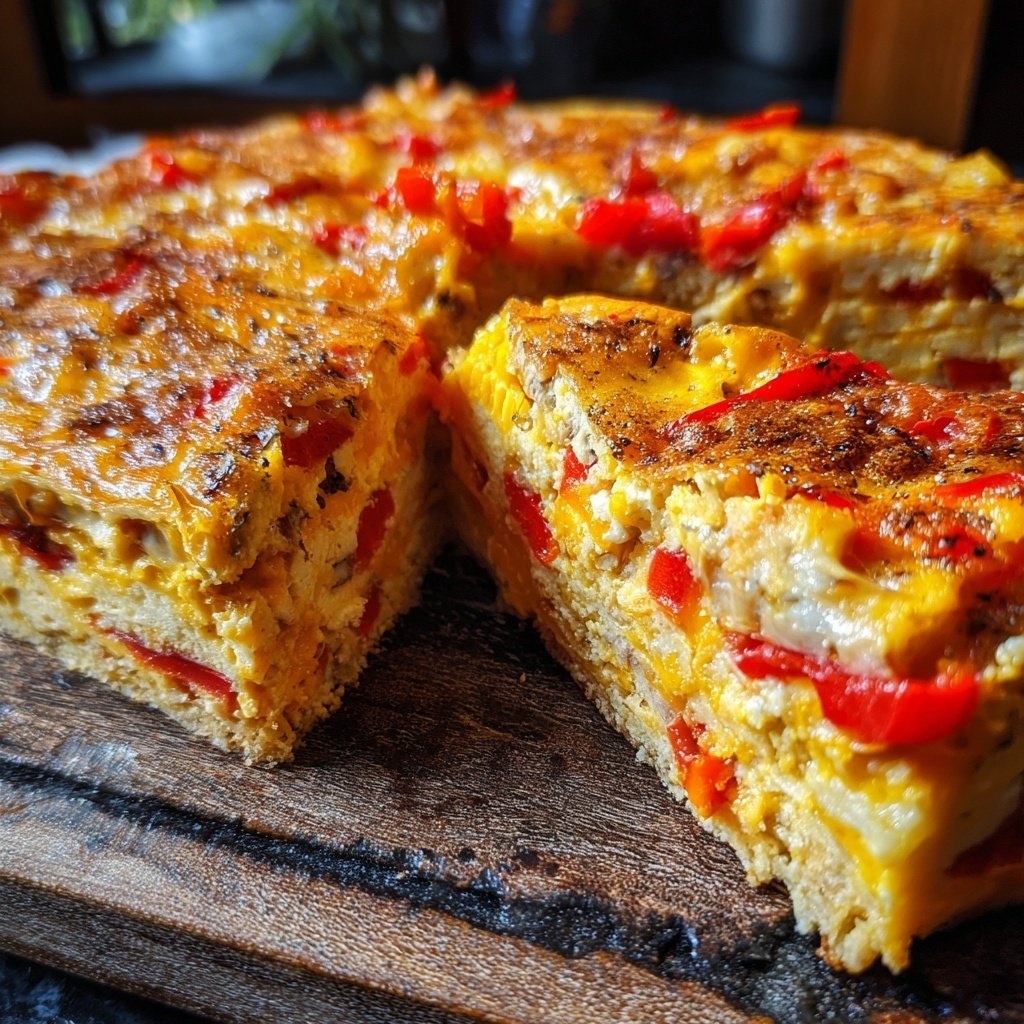 Gemüseauflauf mit Paprika