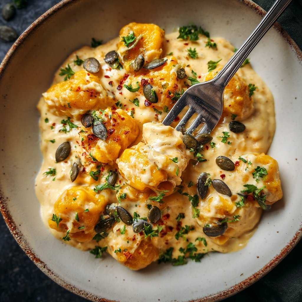 Gnocchi mit Kürbiscreme
